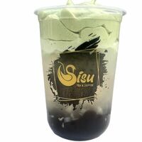 Коко-матча в Sisu bubble tea