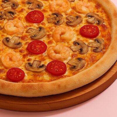 Пицца Том-Ям 30 см в Lucky Pizza по цене 999 ₽