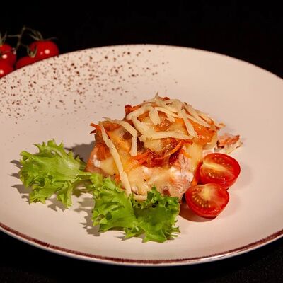 Горбуша под овощами в Avenue Food 87 по цене 370 ₽