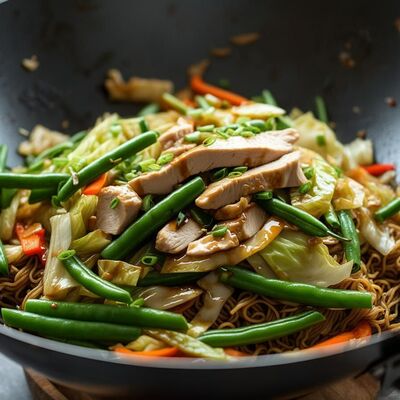 Лапша Удон с курицей Max в ВкусноНата по цене 646 ₽