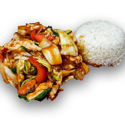 Курица в кисло-сладком соусе в Asia Wok Food по цене 490 ₽