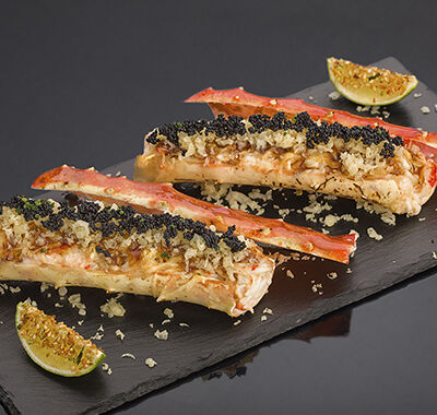 Фаланги камчатского краба, запеченные с сыром грюйер в Bluefin по цене 4630 ₽