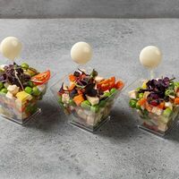 Оливье с курицей в Food Embassy Гастролофт Юлии Высоцкой