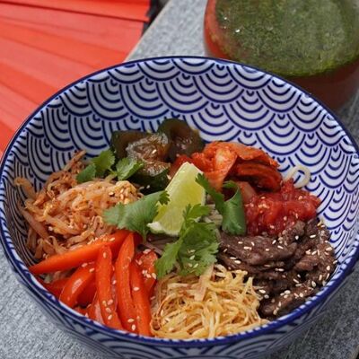 Холодный корейский суп Кукси в Ramen Ten по цене 740 ₽