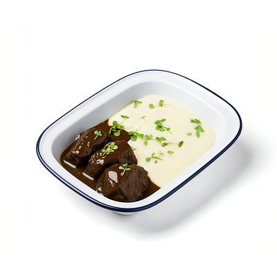 Телячьи щечки с картофелем в DoBro Coffee по цене 890 ₽