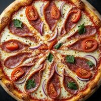 Пицца мясное ассорти в Бизон