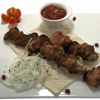 Шашлык из свинины в Шале