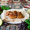 Логотип кафе Шашлык от мясника
