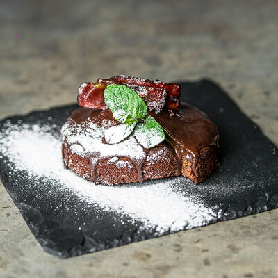 Шоколадный брауни с беконом в Kotleta bar по цене 220 ₽