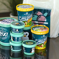 Логотип 33 пингвина Мороженое