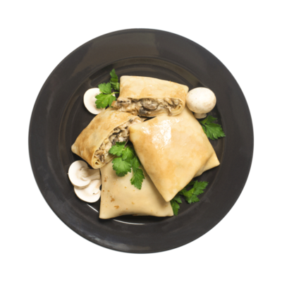 Блины с курицей и грибами в Азбука Вкуса Экспресс Меню по цене 189 ₽