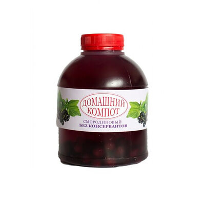 Компот Ч. Смородина 0,5 л в Гриша и Гоша по цене 155 ₽