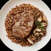 Бифштекс с гречкой и грибами в Кулинария ЕДА по цене 330