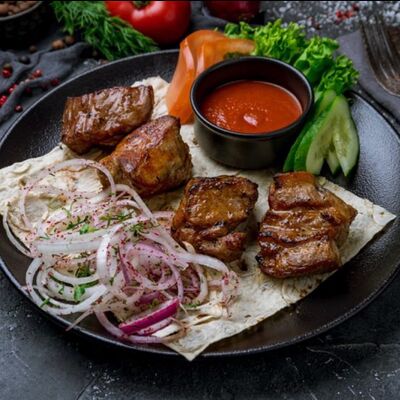 Шашлык из cвинoй мякоти в Огонек по цене 480 ₽