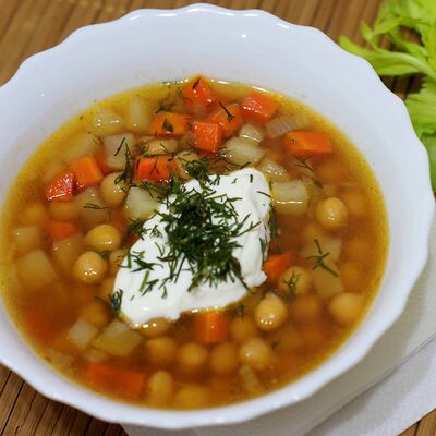 Суп с нутом в Джалалабад по цене 320 ₽
