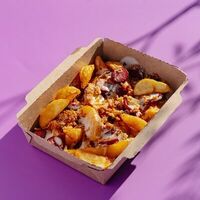 Картофельный бокс айдахо с колбасками в Вертимский