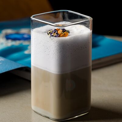 Капучино Фиалка (объем на выбор) в BEATS BREW по цене 620 ₽