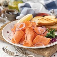 Строганина из лосося в Табаско