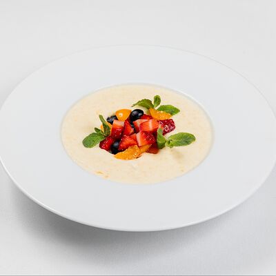 Пшенная каша с мускусной тыквой, вываренная на сливках в Sabor de la Vida по цене 650 ₽