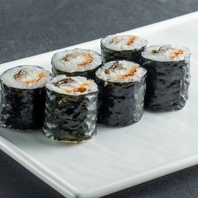 Мини-ролл Угорь в CRAZY SUSHI по цене 426 ₽