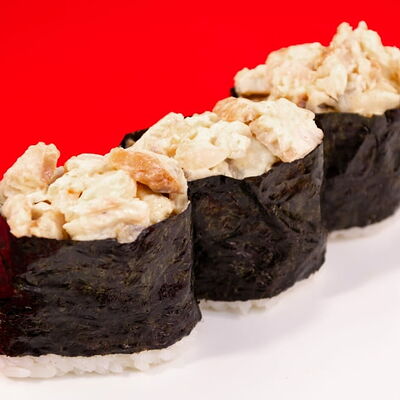 Спайси унаги гункан (3 шт.) в Камикадзе по цене 512 ₽