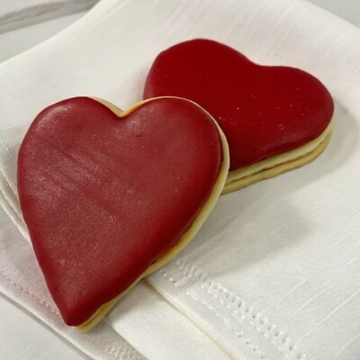 Печенье глазированное Сердечки в Кремок по цене 325 ₽