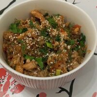 Японский плов с курицейв Токио