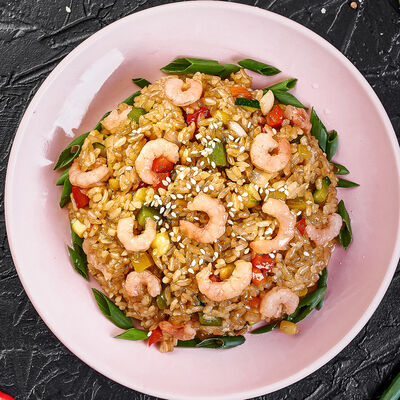 Тяхан с креветками в Kuksu №1 по цене 539 ₽