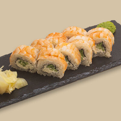 Ролл Филадельфия с креветкой в Додома по цене 945 ₽