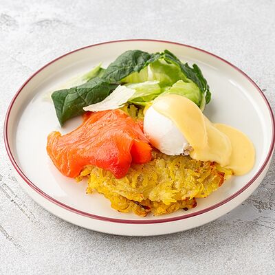 Драники с лососем в Шоколадница по цене 550 ₽