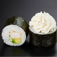 Шапка-маки с креветкой в SushiPapa