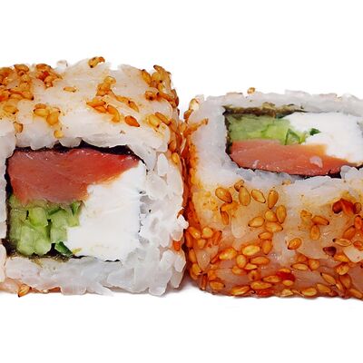 Филадельфия в кунжуте с кимчи в Точка суши по цене 480 ₽