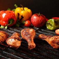 Шашлык из куриной голени в Мангальчик