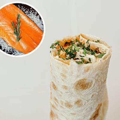 С семгой в Гурман по цене 420 ₽