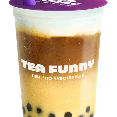 Латте Крем-Брюле S в Tea funny Bubble tea по цене 550 ₽