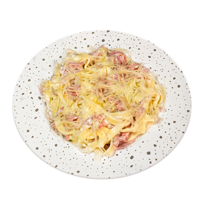 Паста с ветчиной в сливочном соусе в Папа Пицца по цене 450 ₽