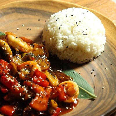 Стир Фрай свит чили с креветкойв Tom-Yam по цене 570 ₽