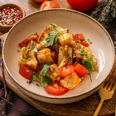 Хрустящие баклажаны в Шампурико Kitchen по цене 559 ₽