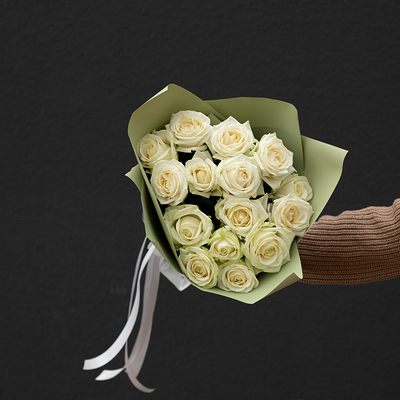 Букет из роз 15 шт в Пышно Расцвели по цене 3900 ₽