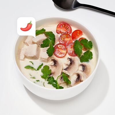 Том кха с курицей в Много лосося по цене 390