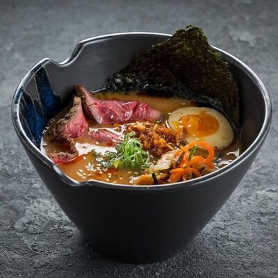 Кимчи рамен с ростбифом из говядины в Ikigai по цене 890 ₽