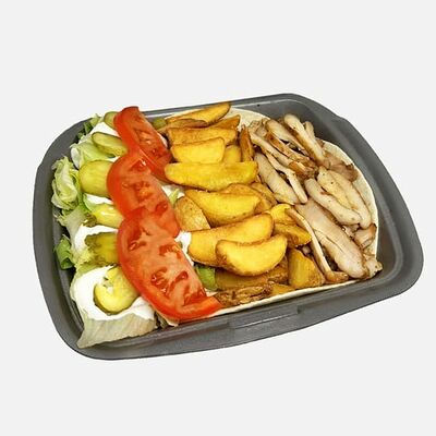 Сет-box с курицей и дольками в Ernies Pizza & Burgers & Shawarma по цене 950 ₽