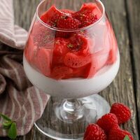 Панна-котта в Двор Помидор