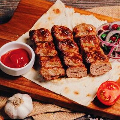 Люля-кебаб из баранины в Шашлычный Домик по цене 680 ₽