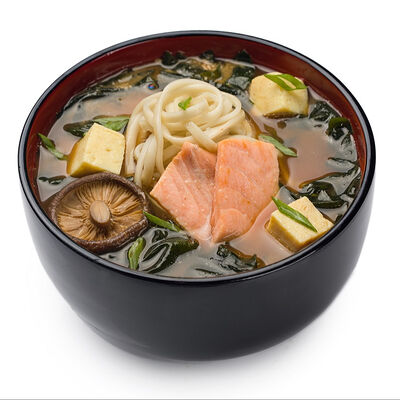 Суп Мисо с лососем в Pizza Wok по цене 359 ₽