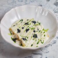 Каннеллони с креветкой и крабом в Икра