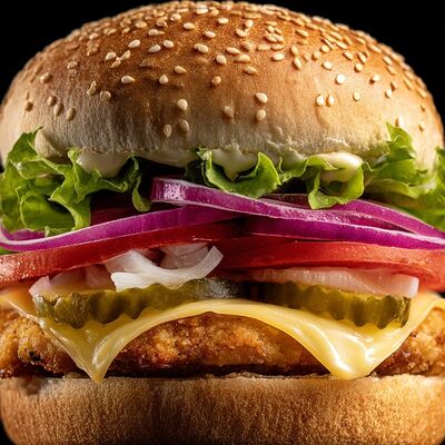 Бургер Куриный бунт в Шаурма и хот-доги G.Grill по цене 599 ₽