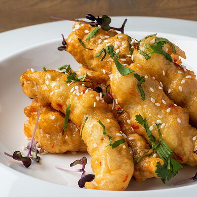 Курица в сладком чили доставка в Еда Да по цене 295 ₽