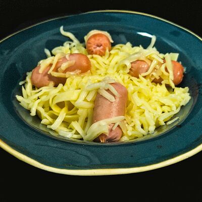 Паста с сосисками в Байский по цене 440 ₽