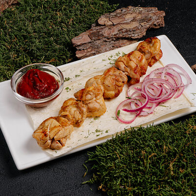 Шашлык из курицыв Реконструкция по цене 610 ₽